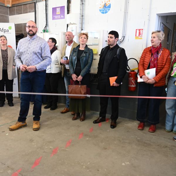 Inauguration du plateau technique Photovoltaïque à l'Afpa de Golbey